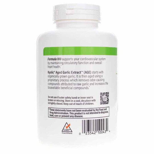 Kyolic Formula 100 Cardiovascular, KYO
